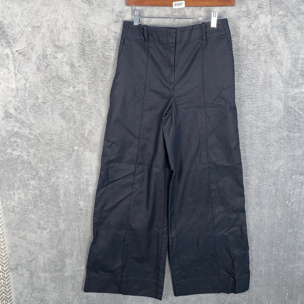 Ann Taylor Loft Pants Women's 2 Wide Leg Pleated Front High Rise